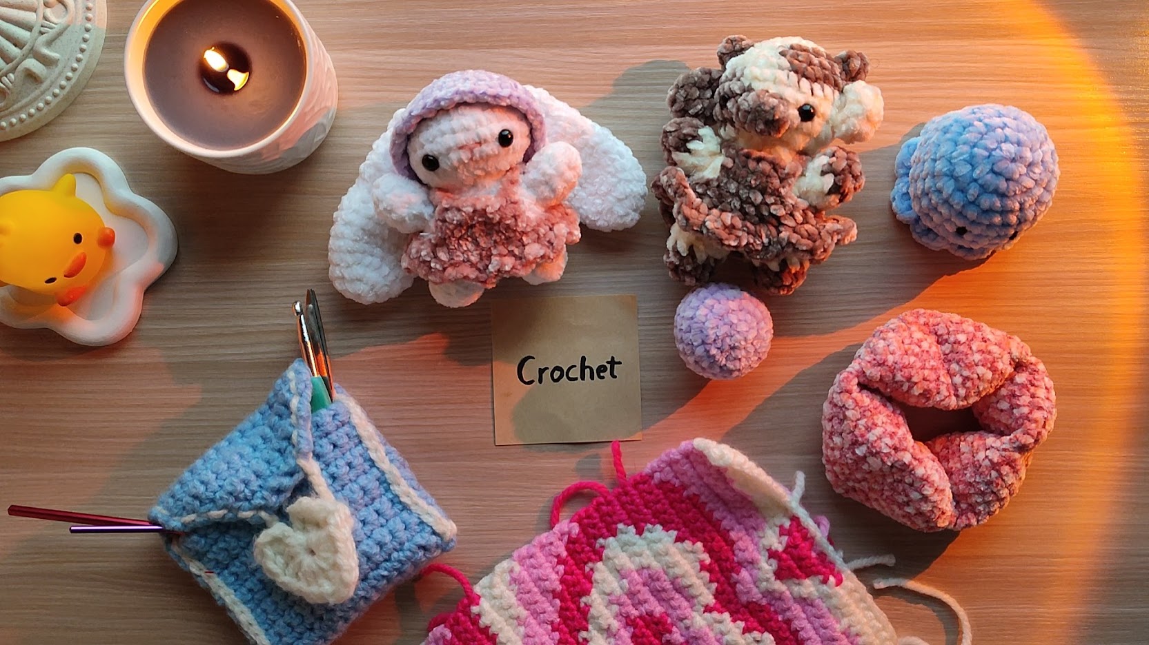 Crochet pieces
